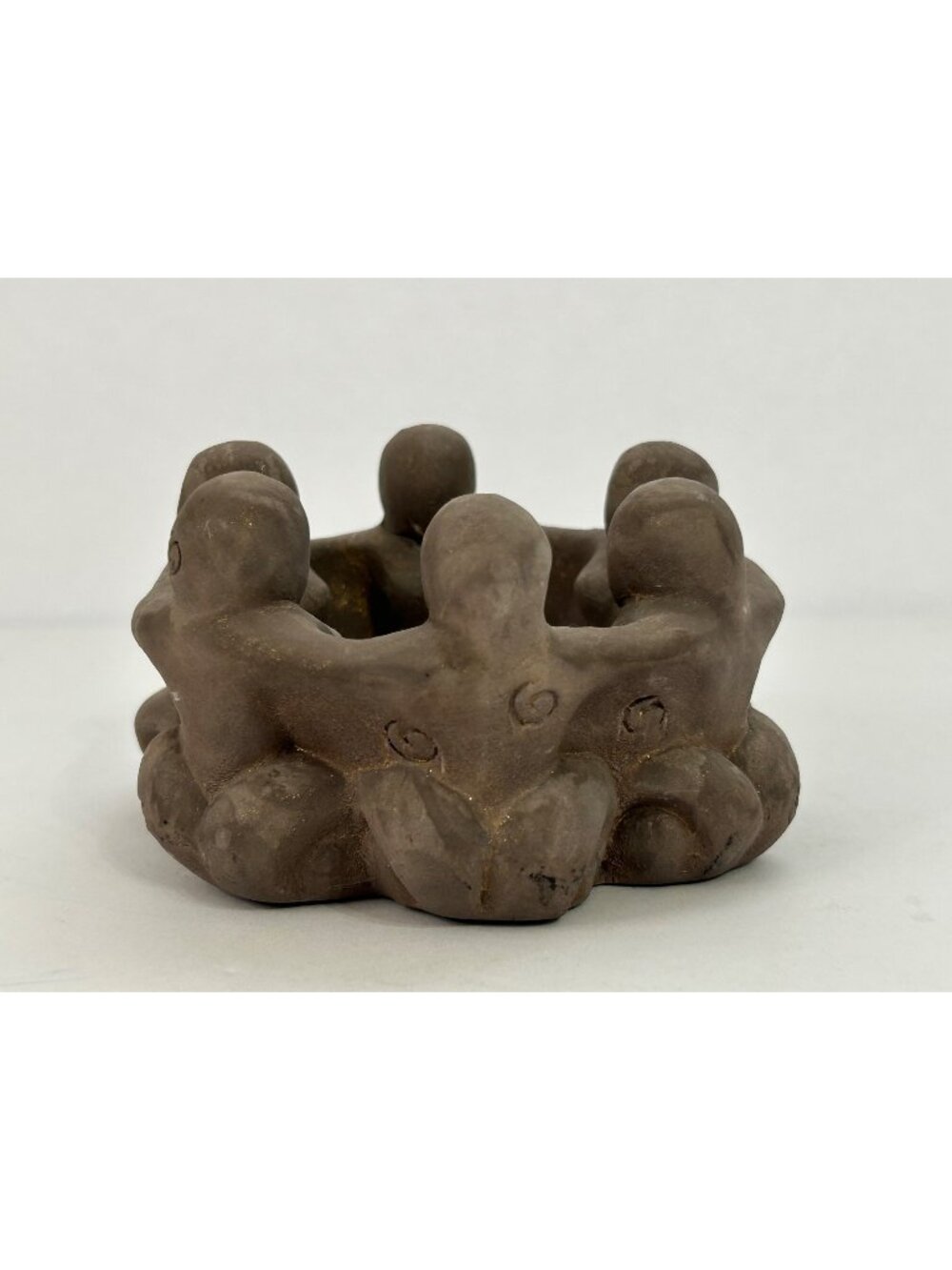 Circle Of Goddesses Friends Women Love Wisdom T-Light Candle Holder Rustic FLAW